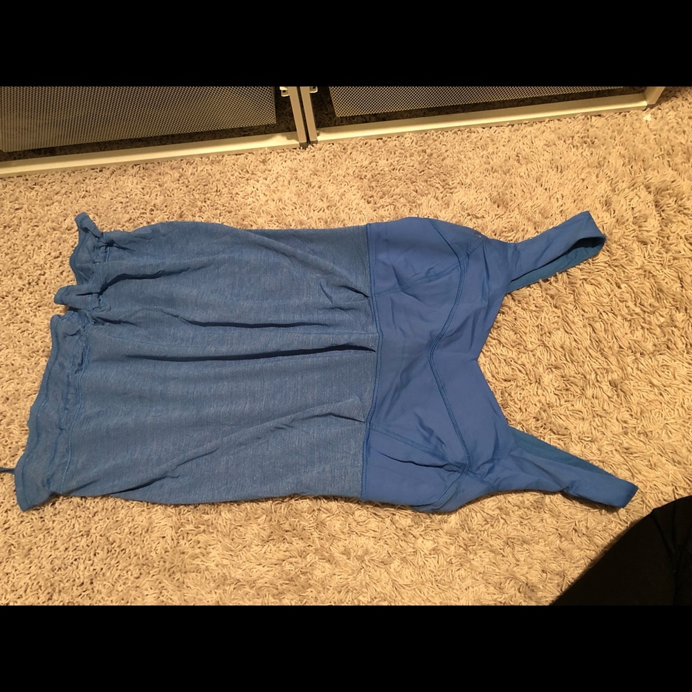 Blue Lululemon tank